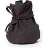 LEONARDO CARBONE Borsa unisex medievale Garin | chiusura con coulisse | leggera e maneggevole | Carnevale, Halloween, cosplay, LARP, sacchetto, 100% cotone, marrone scuro., taglia unica
