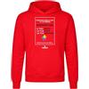 Settantallora Felpa Bambino Personalizzabile con Cappuccio - Hoodie Bimbo, Bimba con Nome, Testo o Foto - Felpa Calda in Cotone Ideale per Scuola, Sport e Regali Custom (7/8 Anni, Rosso)