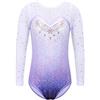 ZNYUNE Ragazza Body Ginnastica Manica 3/4