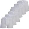 de fonseca Boxer Uomo 100% Cotone Art. DF940 Conf.6pz Bianco L