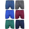 BestSale247 - Confezione da 6 boxer da uomo con apertura, in 100% cotone, taglie da M a 7XL Nero Navy Grigio. XXXL