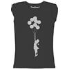 thedifferent New T-Shirt Donna Fiammata Bambina Palloncini Vola Idea Regalo