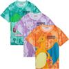 Pokémon Maglietta Ragazzo Bambini Pacco da 1 o 3 Manica Corta Pikachu T Shirt Bambino Morbido Traspirante Anime Regalo Ragazzo