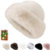Generic Cappello da pescatore invernale da donna in finta pelliccia, pelliccia, pelliccia, pelliccia sintetica