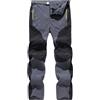 pvucpot Pantaloni Trekking Uomo Invernali Impermeabile Pantaloni da Sci Neve Arrampicata Escursionismo Caldo Pantaloni Softshell Outdoor
