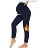 HIPOWER Leggings termici da donna a vita alta, caldi leggings premaman invernali per gravidanza, yoga