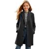 Generic Trench per ragazze adolescenti, doppiopetto, colletto dentellato, cappotti di lana per bambini inverno caldo antivento mezza lunghezza pulsante Parka giacca con tasca casual moda elegante scuola