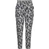 VERO MODA Pantalone in Viscosa Fantasia, Gamba Stretta e Elastico in Vita con Coulisse.
