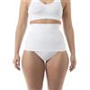 FarmaCell 605 (Bianco, L) Pancera Contenitiva Donna, Fascia Contenitiva Pancia Piatta, Made in Italy
