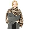 Superora Sciarpa Inverno da Donna Leopardato Stola Avvolgere 200 * 90CM | Morbida, Calda e Facile da Abbinare
