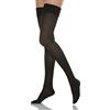 Relaxsan Basic 960 (Nero, tg.5) calze compressive per reggicalze 280 den compressione graduata 22-27 mmHg