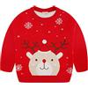 Fandecie Maglia Girocollo da Ragazzo Maglieria Sottogiacca a Maglia Maglione Invernale