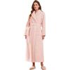 Generic Vestaglia da donna in pile soffice e felpato - Vestaglie da donna UK taglia grande - Accappatoio in flanella e pile per l'inverno, vestaglia mattutina in pile, accappatoio da bagno invernale, telo da