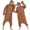 Dodheah Pigiama Unisex Tricheco Adulto Onesie Halloween Animale Cosplay Costume Natale Tuta Un Pezzo Sleepwear
