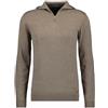 RAGMAN Maglione da uomo con colletto alto e zip, Camel-084, S