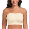 DotVol Reggiseno Tubolare a Fascia Senza Spalline da Donna con Ferretto Grande Leggermente Imbottito Bralette Intimo