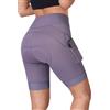 BERGRISAR Pantaloncini da ciclismo imbottiti 4D da donna con tasche pantaloncini da ciclismo da bicicletta