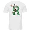Blasfemus T-Shirt Uomo Basket - Maglietta Pallacanestro Leggenda Russell con Citazione - 100% Cotone Made in Italy, Stampa Fronte Retro (XXL, Bianco)