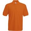 Fruit of the Loom - Polo Manica Corta - Uomo (XXL) (Arancio)