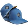 Soulbuddy - Set di 2 Cappellini da Basecap Coordinati papà e Figlio - Berretti Traspiranti Uomo e Bambino - Look Mini Me Famiglia - Idea Regalo Originale (IT, Testo, M, Blu Giallo)