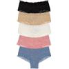 Victoria's Secret Biancheria intima da donna in pizzo, mutandine a copertura minima per le donne, confezione multipla (XS-XXL)