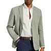 PJ Paul Jones Giacca Sportiva da Uomo Casual Leggera in Cotone e Lino, con 2 Bottoni, Sfoderata, Verde Chiaro, XL