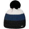 Eisbär Berretto Beanie Star PON RL Donna/Uomo - Made in The EU con Pompon Invernale da Sci Fodera, Fodera Autunno/Inverno Inverno - Taglia Unica Nero
