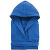 Giosal Accappatoio Unisex con Cappuccio e Tasche in Morbida Spugna Ultra Assorbente 270GSM Tinta Unita Disponibile in Vari Colori e Misure (IT, Testo, XL, Regular, Regular, Blu)