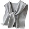 LumiSyne Scialle Piccolo Lavorato a Maglia Per Donna Annodato Scialle Tinta Unita Maglia In Lana Maniche Lunghe Annodato False Colletto Scialle Mantello a Spalla Involucro Camicia Decorativo Scialle