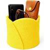 Generico Porta Occhiali Multiplo da Tavolo - Supporto Occhiali per la Casa da Comodino o Scrivania (Giallo)