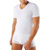 Liabel 3-6 Pezzi - Maglietta Intima Uomo Cotone BIELASTICO Scollo V - Maglia Intima Uomo Elasticizzata - 03858 (XXL, 6 Pezzi Bianco)
