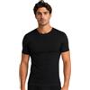 Intimitaly Liabel - Maglia Termica da Uomo (Pacco da 2), Cotone Termico Invernale, Tessuto Interlock, Scollo V e Girocollo - Nere e Bianche