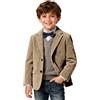 Generisch Giacca in velluto a coste formale per ragazzi come giacca sportiva casual con tre design per la primavera