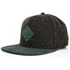 Blackskies Port Moody Snapback cap | Unisex Premium Baseball cappy Piatto Basecap Visiera in camoscio Sintetico - Verde m茅lange Uomo Donna - Streetwear Outdoor
