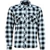 ASPIDEX Giacca da Uomo in Aramide Camicia Protettive da Moto Giacche Flanella (IT, Testo, M, Regular, Regular, Bianco)