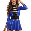 Vhersily 2026 Costume Domatrice Circo Donna Ringmaster Costume Feste Carnevale e Capodanno Body da Ginnastica Danza Classica Ballerina Paillettes Vestito da Balletto Pattinaggio