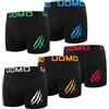 L&K Boxer da Uomo in Cotone, Confezione da 5, Taglia M-5XL, Neri, Multicolore, Modelli Fantastici, vestibilità Ampia, Senza fastidiose Etichette 1116 A XL
