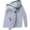 Generico Giacca Invernale Uomo Leggero, Giubbino Antivento e Impermeabile con Cappuccio - Elegante Caldo Cappotto con Cerniera e Fodera per Outdoor