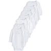 NEXT Unisex Bambino Confezione da 7 body per neonati a maniche lunghe in 100% cotone White Character 9 Mesi-12 Mesi