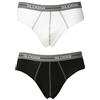 Sloggi Slip Midi Start 2-pack Sloggi Maschile, Bianco/nero X-large