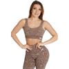 FGM04 Top Wild Essence Bambù FIR Donna (XS-S, Caramel)