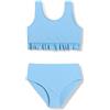 Arshiner Ragazze Bikini Set Ruffle Bustier Bikini Slip Bambini Tankini Due Pezzi Costumi da Bagno Estate Stampa Floreale Spiaggia Surf Costume da Bagno 5-14 Anni