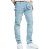 Indicode Uomini INSantino Jeans Pants | Pantaloni Jeans in 99% Cotone con 5 Tasche Light Cloud 34/32