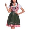 Generic Dirndl Abito tradizionale da donna per Oktoberfest carnevale Dirndl Oktoberfest da donna costume tradizionale (A03-AG, XXXXL)