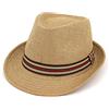 GEMSeven Summer Brim Beach Panama Cappello Uomo Donna Sole Cappelli di Paglia con Nastro Fashion Beach Jazz cap