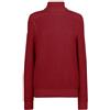 Generic Maglione spesso a collo alto da uomo, caldo pullover a collo alto, a maniche lunghe, slim fit, lavorato a maglia, morbido, invernale, con collo a polo, comodo pullover casual in maglia, Rosso, XXXL