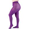 LEELA LAB Collant Donna Curvy Super Opaco 90 Denari, Calze Curvy, Collant Taglie Forti, Colorati, Invernali, Calze Curvy per ogni occasione - Made in Italy (Indigo, 4)