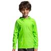 TIZAX Maglia Anti UV Nuoto Bambino con Cappuccio UPF50+ Maglietta Piscina on Maniche Lunghe Costume da Bagno Ragazzi Asciugatura Rapida con Tasca Verde 4 Anni