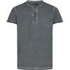 !Solid Tihn T-Shirt A Maniche Corte Maglietta da Uomo con Collo Grandad in Cotone 100%