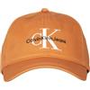 Calvin Klein Cappello Baseball CK Jeans con Visiera Parte Posteriore Regolabile Articolo K50K510061 Monogram cap, Sec Burnt Clay, Unica - One Size